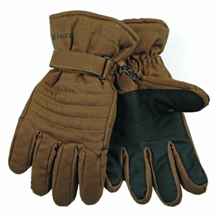 TOTALTOOLS Brown Duck Ski Glove, Medium TO30447